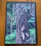Handmade photo card of a magic looking tree, 'Let me out' - Image 3