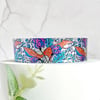 Fox cuff bracelet, personalised wildlife jewellery with foxes. B400