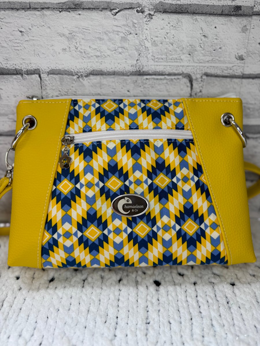 Leather Crossbody Yellow main image 0