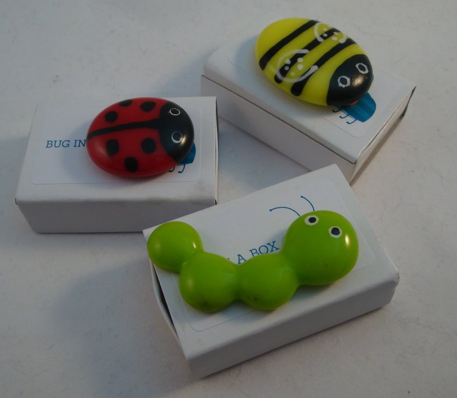 Bug In A Box - Bumble Bee, Ladybird or Caterpillar