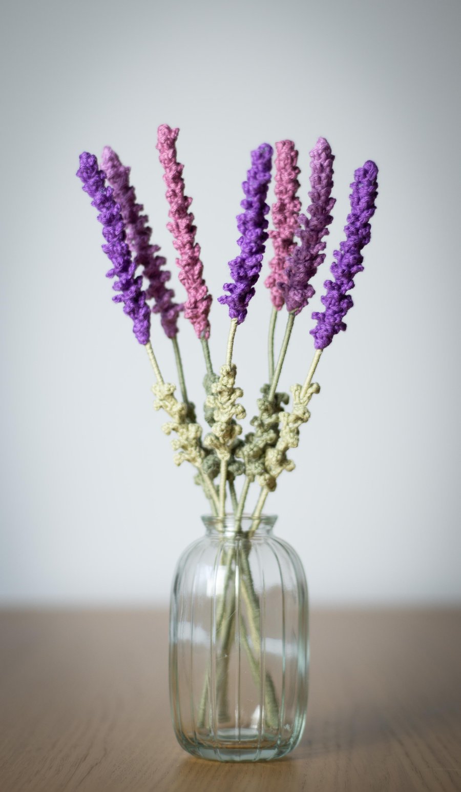 Crochet Lavender Bouquet (Blush Colour Palette)