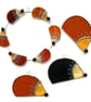 Stained Glass Hedgehog Circle Suncatcher - Handmade Hanging Decoration - Image 6
