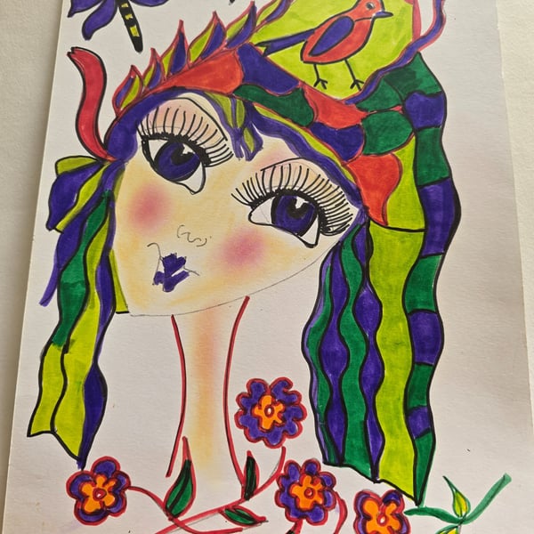Fairy Witch Drawing 