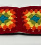 Crochet zip up pouch case travel size - Image 1