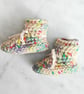 Tootsie Booties 100% Wool Electric Sprinkles - Image 4