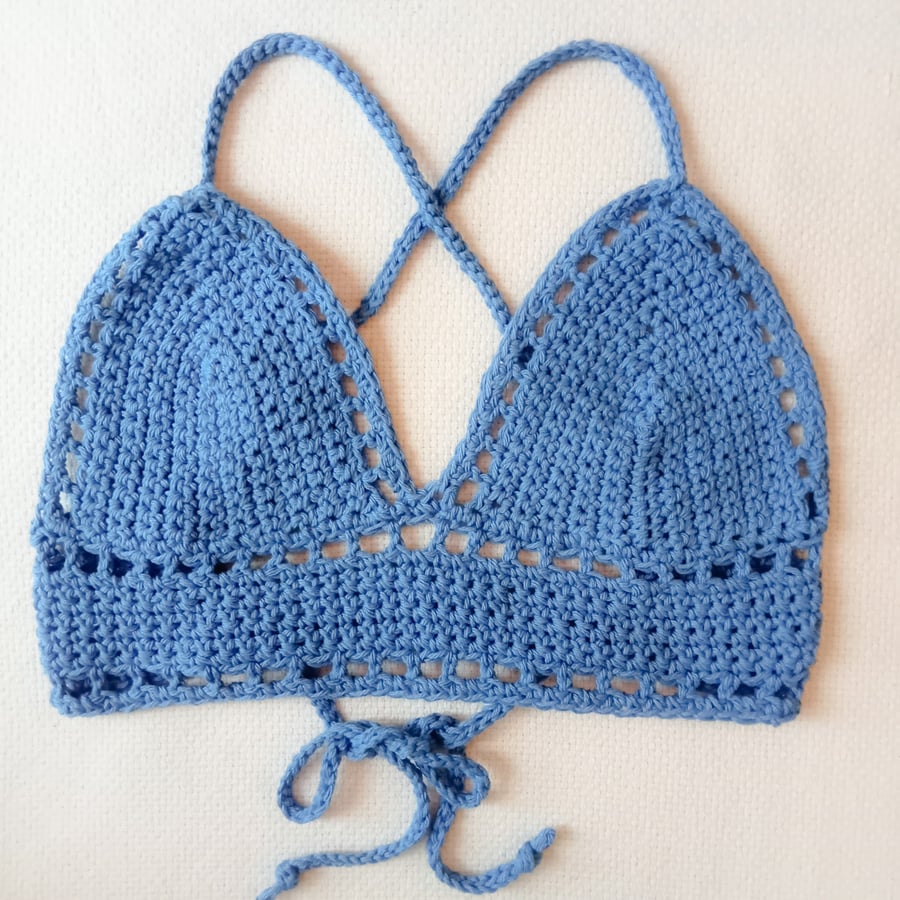 CROCHET PATTERN PDF Blueberry Bra Top