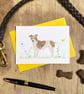Jude The Jack Russell Illustrated Blank Greeting Card