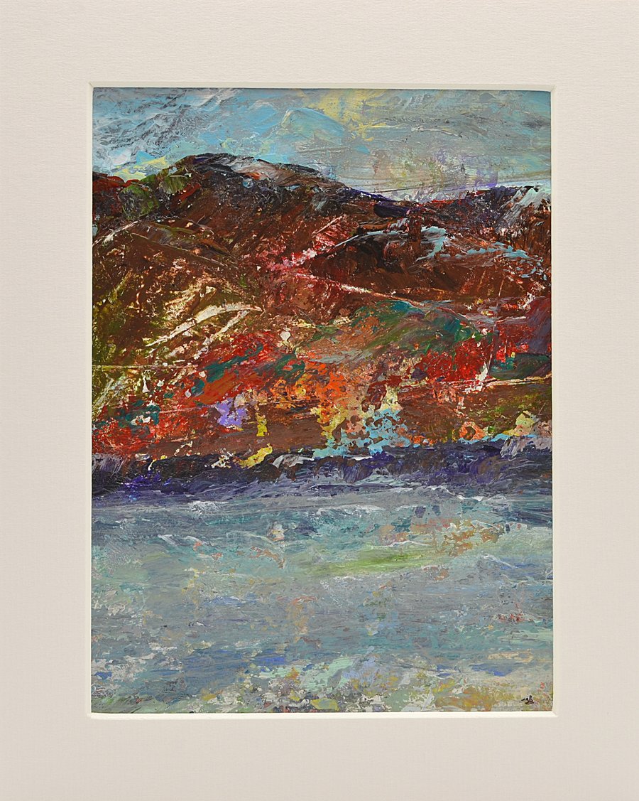 Original Mounted Artwork of Loch Ness (10 x 8 inches)