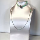 Czech Bead Necklace & Bracelet Set