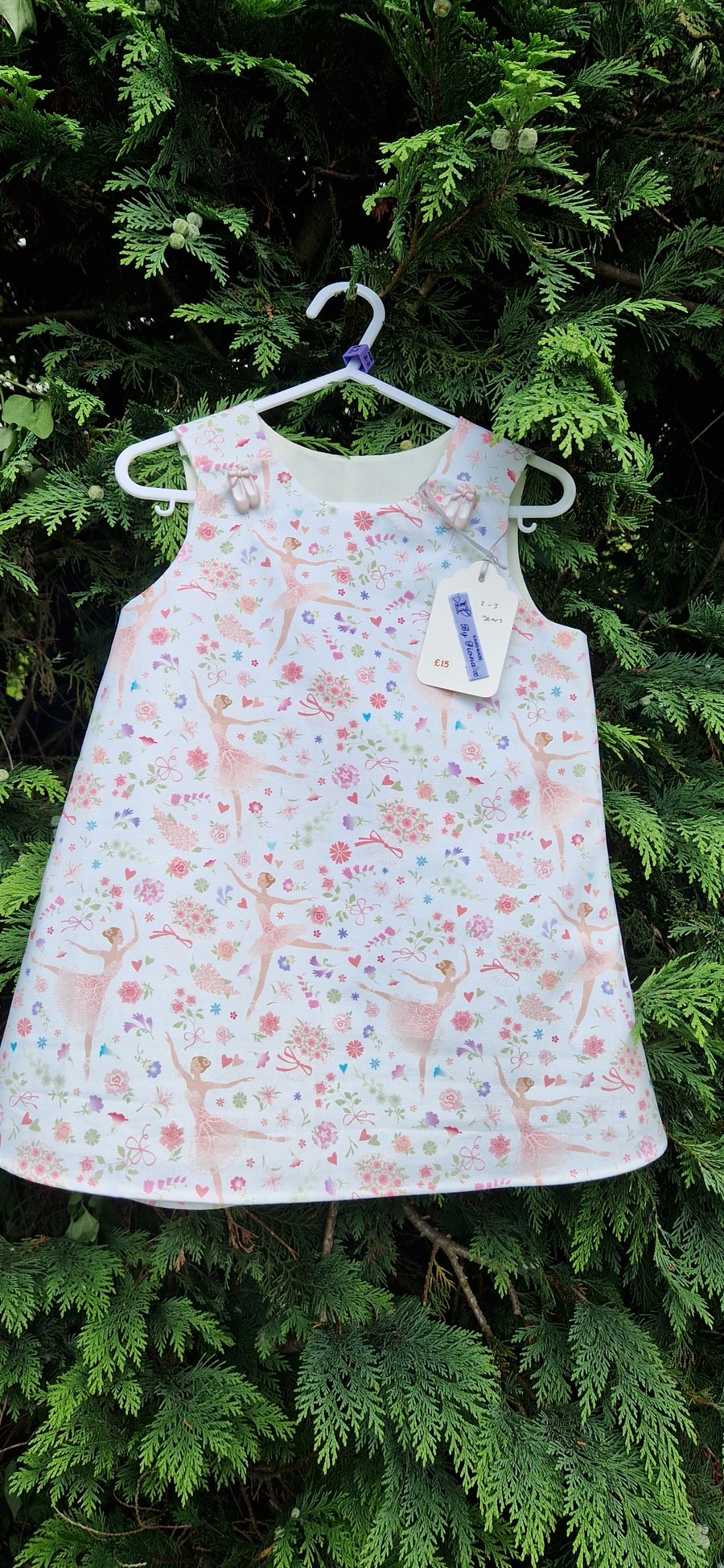 Age: 2-3yr Pink Ballerina dress. 