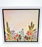 Blank handpainted card, original art, wildflower, birthday   - Image 5