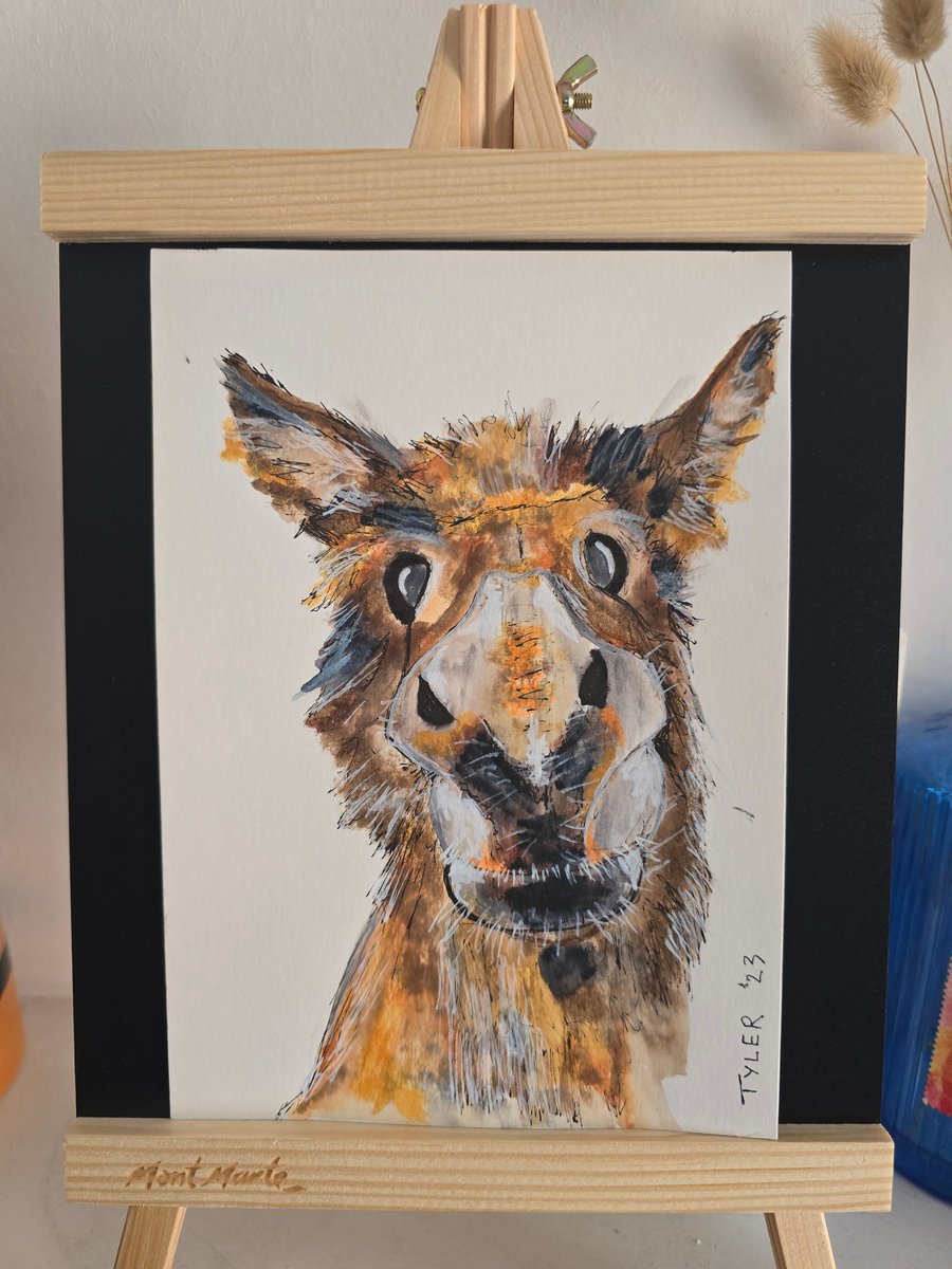 Dusty eyed daydreamer on A5 paper 