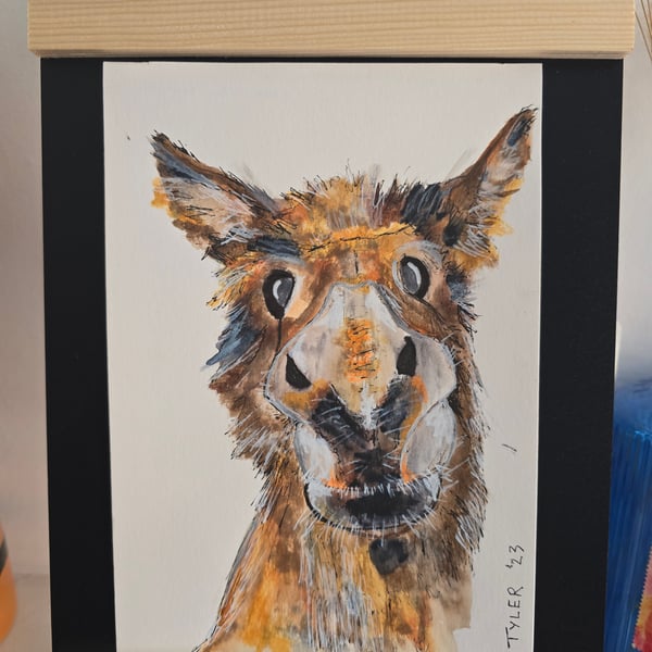 Dusty eyed daydreamer on A5 paper 