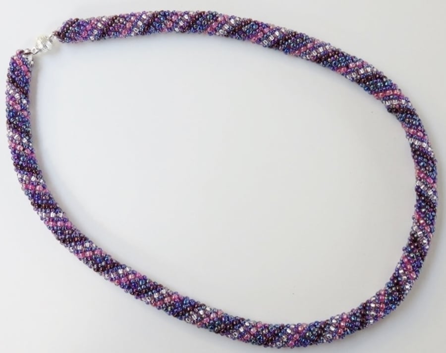 Pretty in Purple Necklace - custom order for Maria Williams