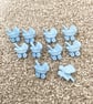 Blue Baby pram buttons 25mm - Image 2