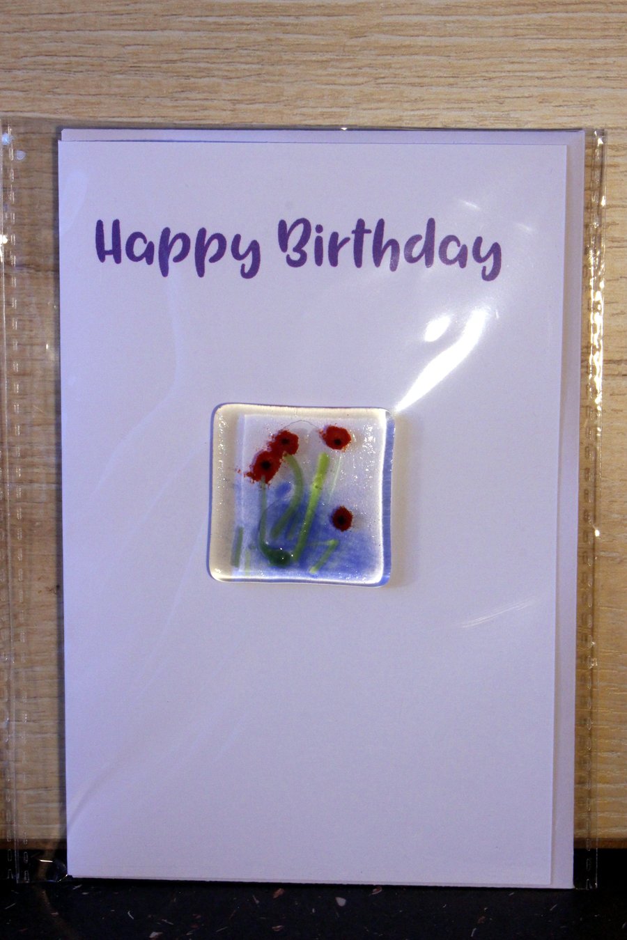 Scenic Poppy Field Birthday Card