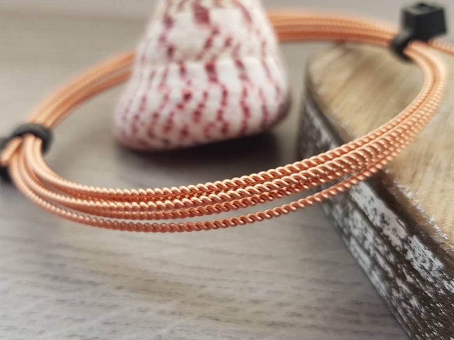20g Twisted Copper Wire - Bare Dead Soft Wire - 5 Ft Lengths - 1.5mm Wire
