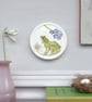 frog and forget me not mini wall plate - Image 2