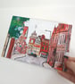 Sutton Coldfield watercolour A5 print - Image 5