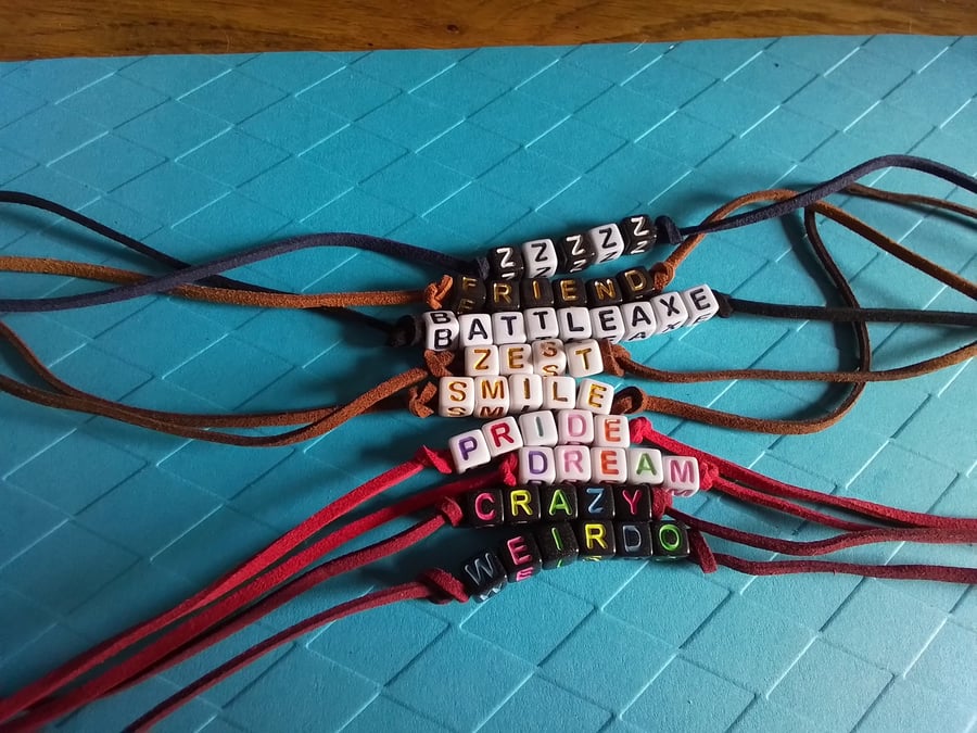 Bracelet. Friendship bracelet. Stocking filler. Fun gift
