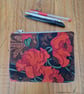 Handmade Floral Zipped Purse - Liberty of London Fabric