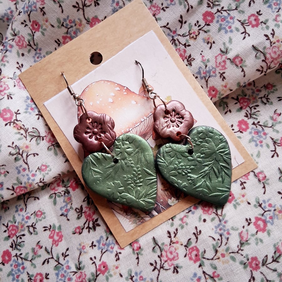 CLEARANCE! polymer clay earrings handmade- reduced-no 38
