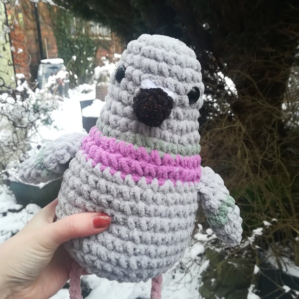 Custom Crochet Larger Pigeon