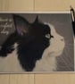 Birthday card. Cat birthday card. Maine Coon. Greetings card. Printed card.