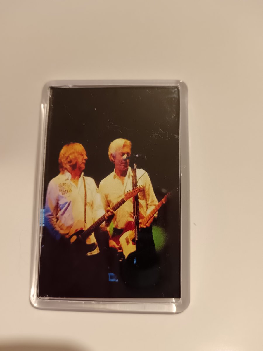 Status Quo Rick Parfitt and Andy Bown Musicians Photography Fridge Magnet 