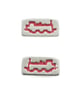 Steam Train Stud Earrings (side view), 4 colours available - Image 5