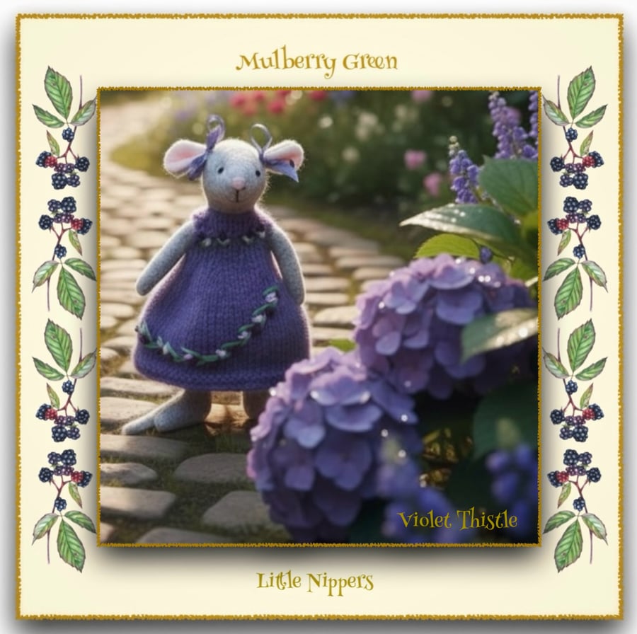 Violet Thistle - a Little Nipper from Mulberry Green 