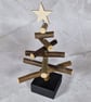 Small Free Standing Wooden Christmas Tree Decoration - Image 4