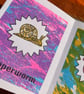 Favourite Garden Friends – handmade, risograph printed, concertina book. - Image 2