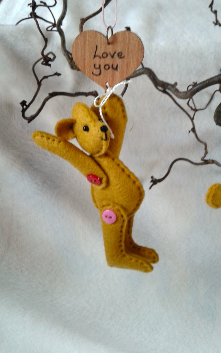 Sweetheart bear, a little bear with a big message.