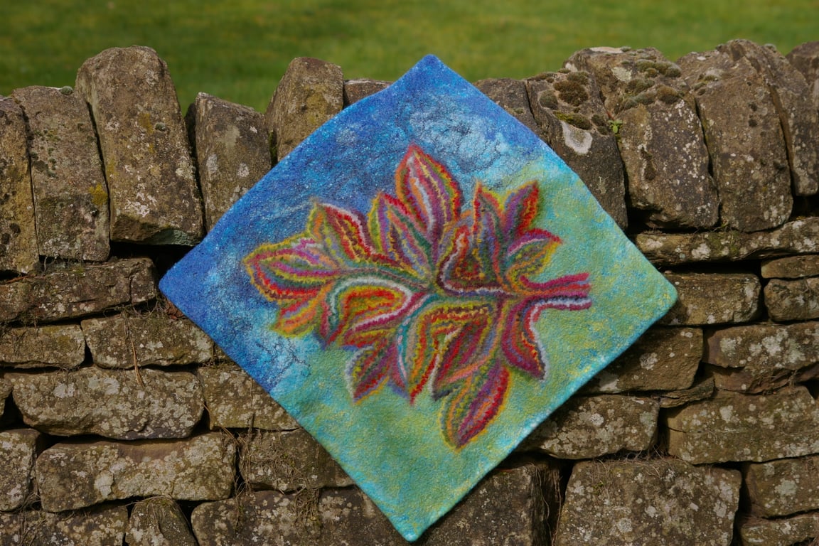 Handmade Felted Merino Wool Cushion Cover