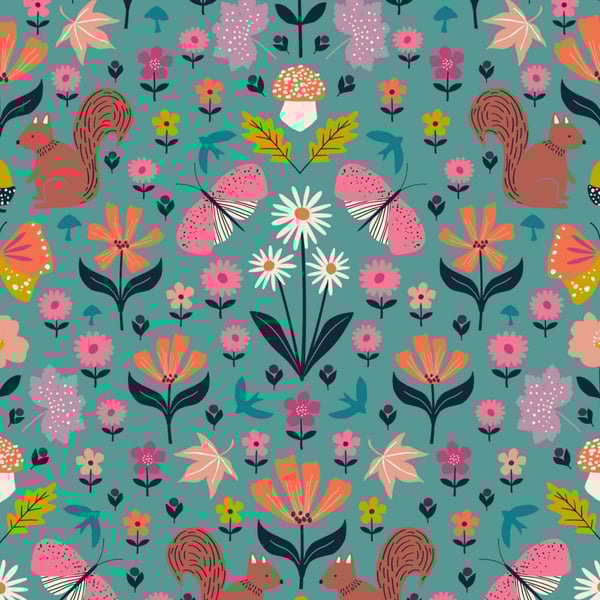 Woodland Butterfly -Woodland Wander by Nina Raby Jones Dashwood Studio