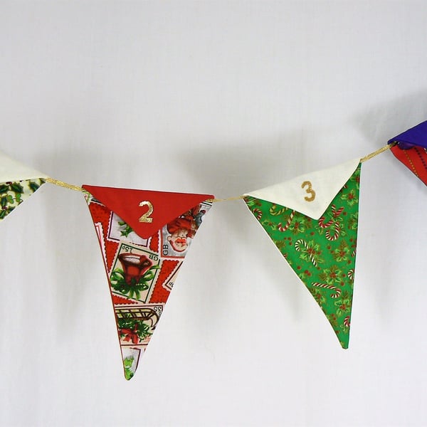  Advent calendar bunting  