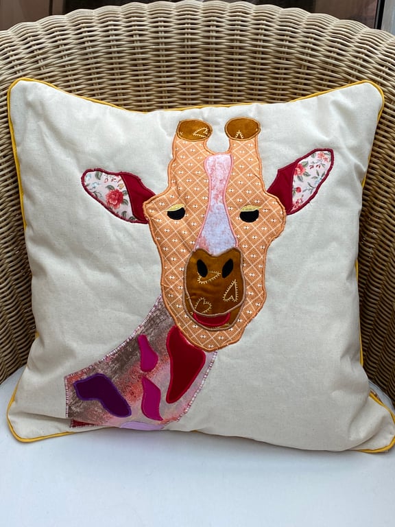 New Cushion Covers. Animal Appliqués, Large Sizes with Zip Closure. Cover only.