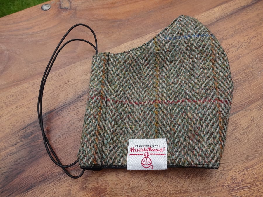 Harris Tweed Face Mask size LARGE