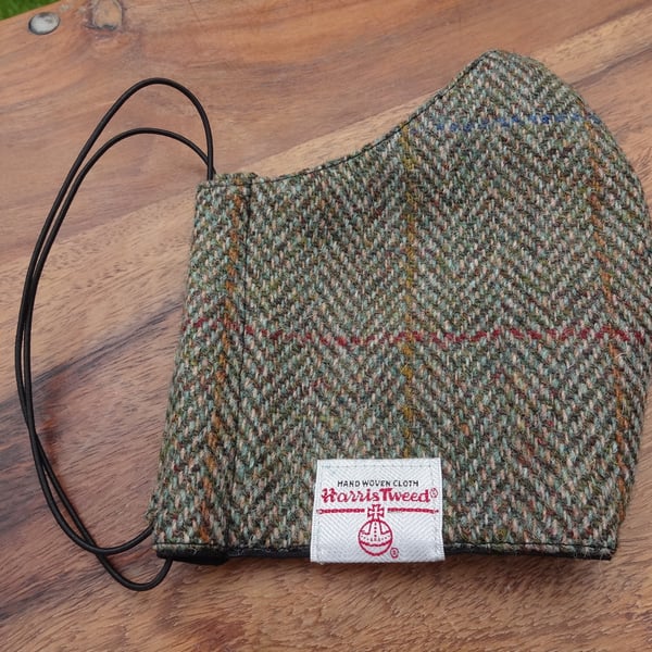 Harris Tweed Face Mask size LARGE