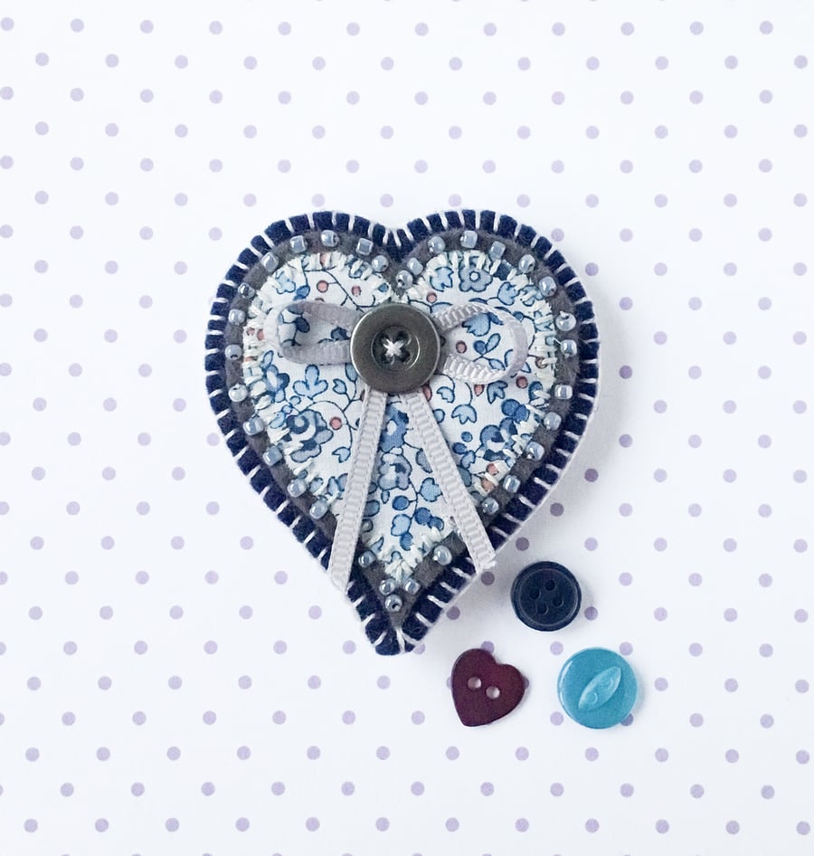 Heart Brooch