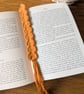 Crochet bookmark - pumpkin - Image 1