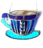 Teacup Stained Glass Suncatcher coffee cup mug 018 - Image 3