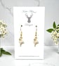 Charm Earrings - White Flamingo
