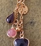 Handmade Blue Goldstone Bag Charm - Image 2