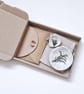 Ceramic Rosemary Trinket Dish & Worry Stone Christmas Gift Box