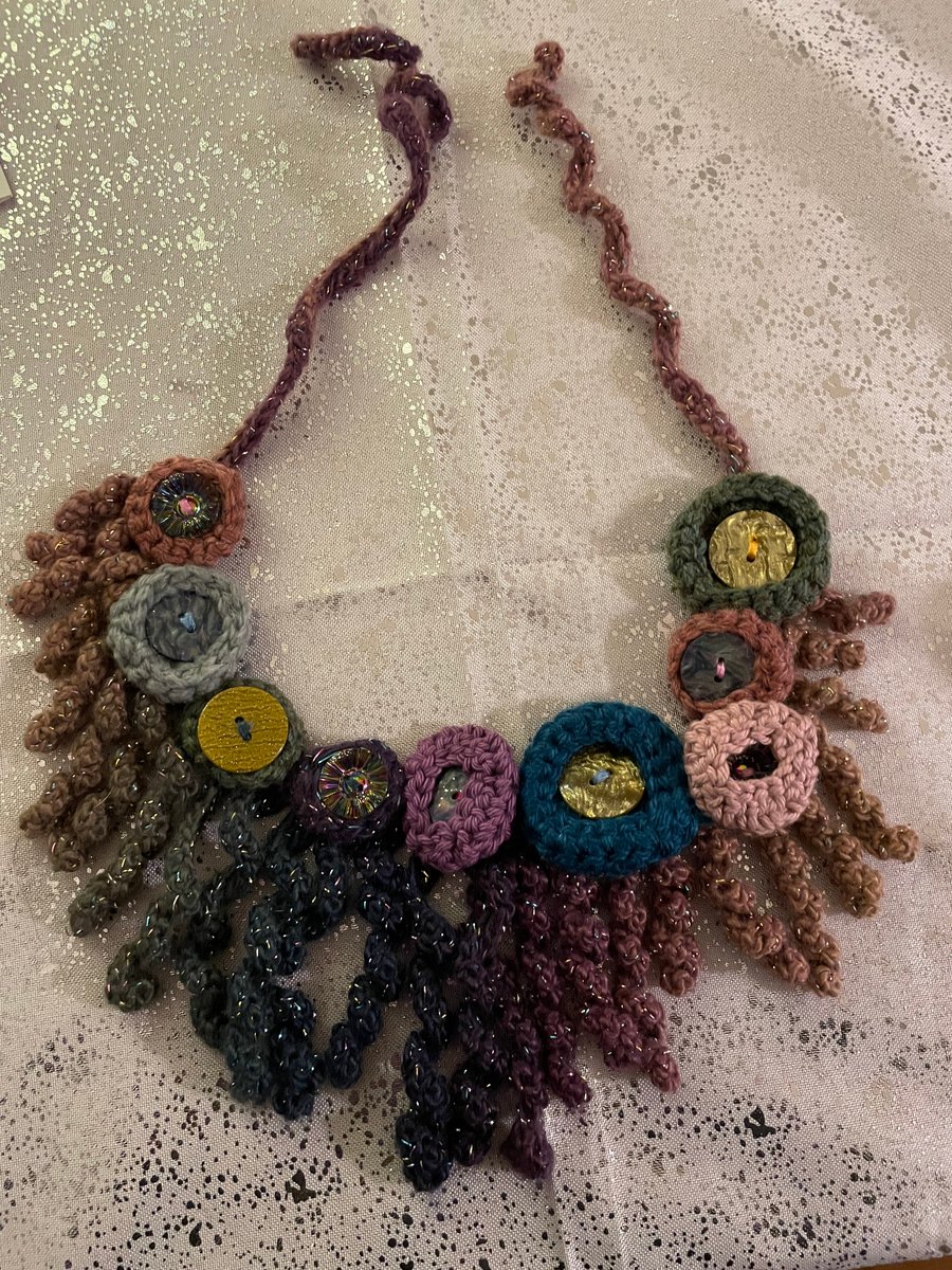 Beautiful Crochet Necklace
