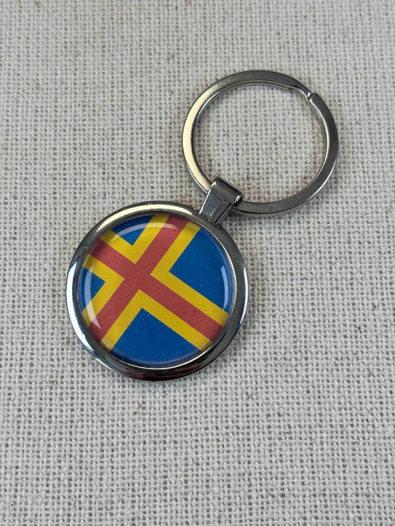 Aland Flag Keyring