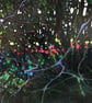 Dissolving Dream abstract dark forest dreamscape landscape painting - Image 7