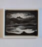 Kinder Scout, Moonlit Monochrome Landscape Painting, Framed Original
